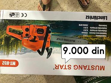 alati beograd: MUSTANG Motorna testera 5.8ks Karakteristike: Snaga: 5 8ks Rezni — 1