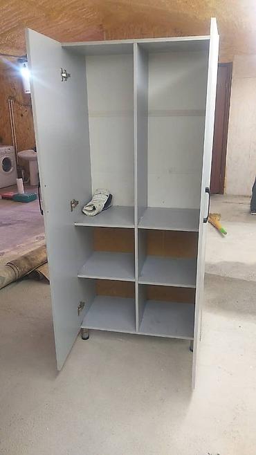 Спальные гарнитуры: Двухъярусная кровать + двухдверный шкаф для хранения Комплект мебели — 5