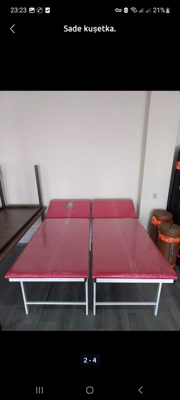 Kuşetkalar: Yeni, Masaj kuşetkası, Qatlanan, rəng - Ağ — 11