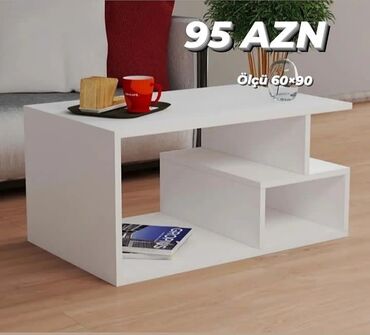 mebel stullar: Jurnal masası, Yeni, Açılmayan, Dördbucaq masa, Azərbaycan