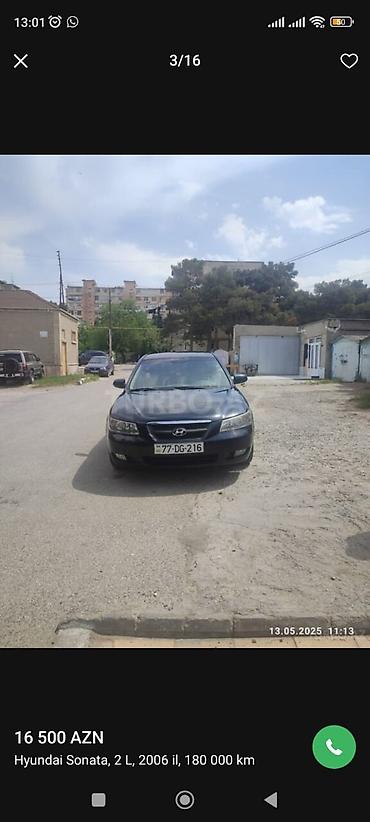 mustan: Hyundai Sonata: 2 l | 2006 il Sedan — 9