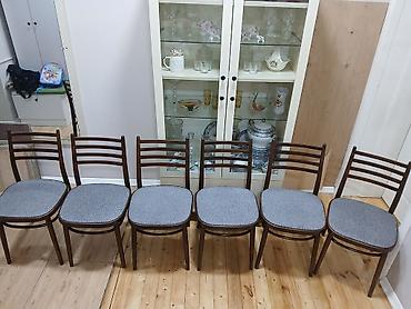drel satisi: 6 ədəd çox yaxşı vəziyyətdə Çexoslavakiya stulları satılır. İstər ev — 2
