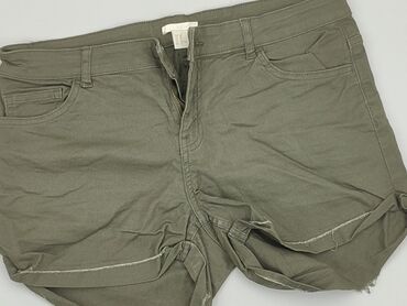 krótkie spodenki jeansowe damskie czarne: H&M, L (EU 40), condition - Good