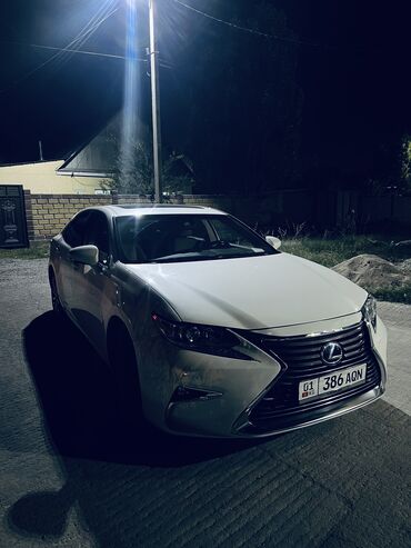 рассрочка авто бишкек без первоначального взноса: Lexus ES: 2017 г., 2.5 л, Автоматические, Гибрид, Седан