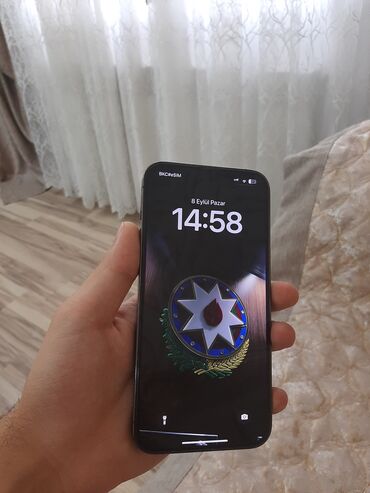 iphone 256 gb: IPhone 13 Pro Max, 256 GB, Graphite, Zəmanət, Simsiz şarj, Face ID