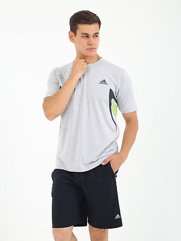 climacool: Мужская футболка, Все размеры, Adidas, Новый, цвет - Серый, Платная доставка — 4