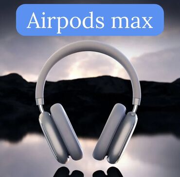 наушники apple airpods max: Накладные, Apple, Новый, Беспроводные (Bluetooth), Классические
