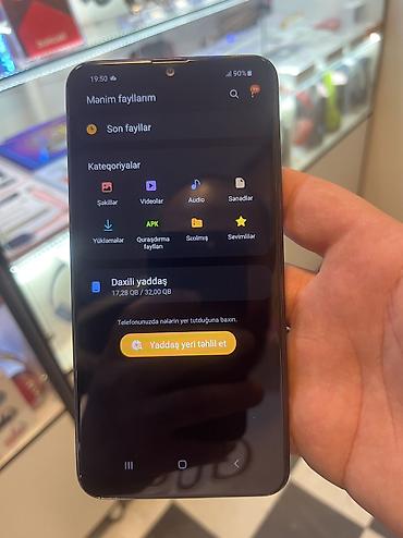 tv box android 10: Samsung Galaxy A10s, 32 GB, rəng - Qara, Zəmanət, Barmaq izi, İki sim kartlı — 4