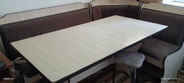 столы разделочные: Кухонный стол, Б/у, Прямоугольный, Нераскладной