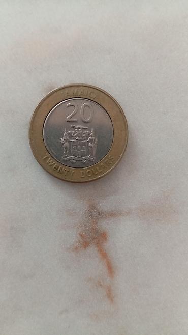 İncəsənət və kolleksiyalar: Yamayka 20 dollar sikkəsi - Növ: 20 Jamaican Dollars (JMD) sikkəsi - — 1