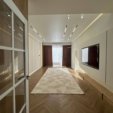 квартира ош на ноч: 3 комнаты, 116 м², Элитка, 6 этаж, Дизайнерский ремонт