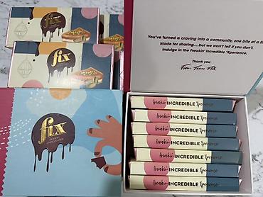 xonça şokolad: Fix Dessert Chocolatier özünə məxsus qutuda– şokoladlı desert — 2