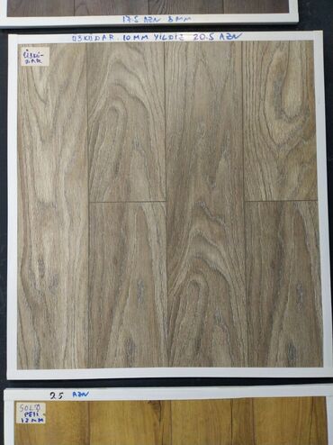 Linoleum: Laminat döşəmə paneli – Üsküdar modeli - Qalınlıq: 10 mm (üzərində