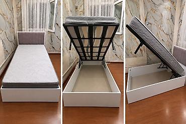 matras aliram: İşlənmiş, Təknəfərlik çarpayı, Bazalı, Matras ilə, Siyirməsiz, Azərbaycan — 2