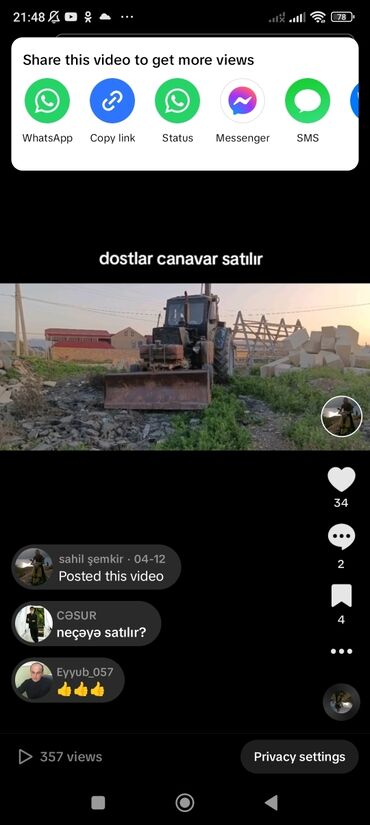 işlənmiş traktor təkərləri: Трактор