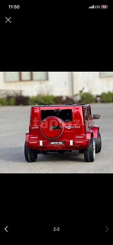 Uşaq üçün elektrik maşınları: Uşaq üçün elektrikli minik avtomobili – Mercedes-Benz G-Class (AMG — 2