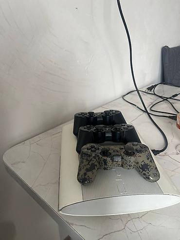 PS3 (Sony PlayStation 3): PlayStation 3 Super Slim (белая) Комплект: - Консоль PS3 Super Slim — 5