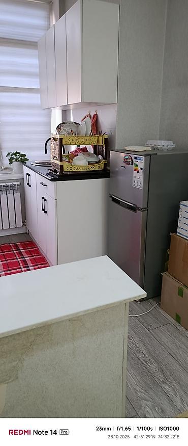 7500: Студия, Пишпек Собственник, Студентам, от 6 месяцев, С мебелью частично — 5