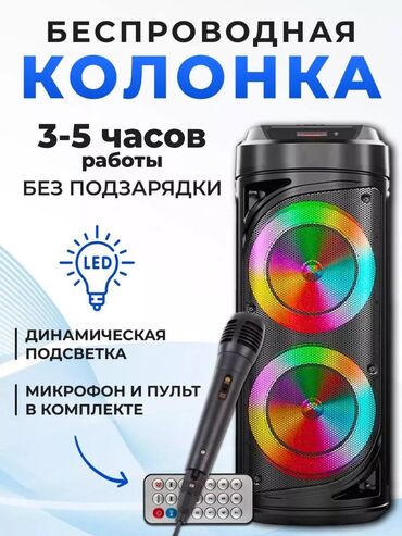 микрофон для записи: Портативная колонка с караоке Bluetooth, которая предлагает