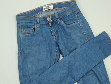 jeansowa sukienki midi: Jeans, Terranova, 2XS (EU 32), condition - Fair