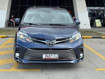 минивэн тойота 7 мест левый руль цена: Toyota Sienna: 2019 г., 3.5 л, Автоматтык, Бензин, Вэн/Минивэн