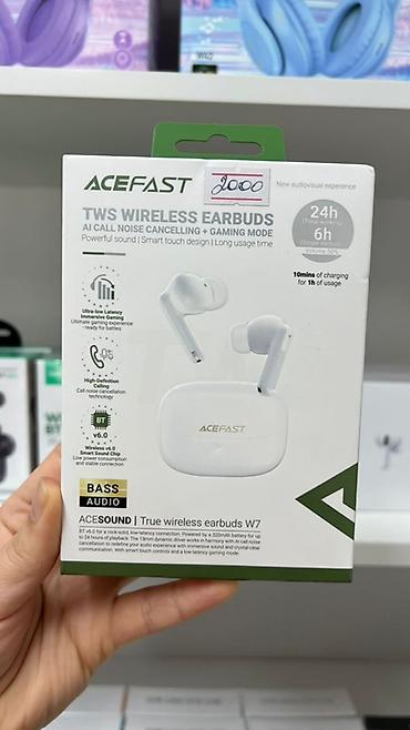 audio: Беспроводные наушники-вкладыши, Acefast, Новый — 1