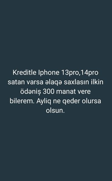 Apple iPhone: IPhone 14 Pro, 16 GB, White Titanium, Zəmanət, Kredit, Qırıq