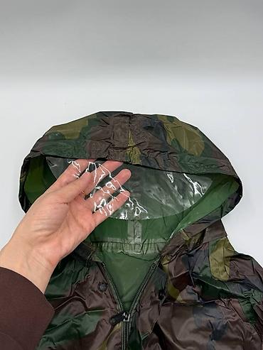 Дождевики: Камуфляжный дождевик со штанами с капюшоном - Материал: легкая — 2