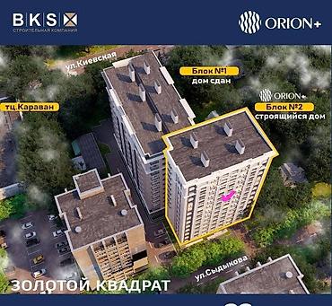 Батирлер: 2 бөлмө, 80 м², Бишкек Парк СБ 11 кабат — 3