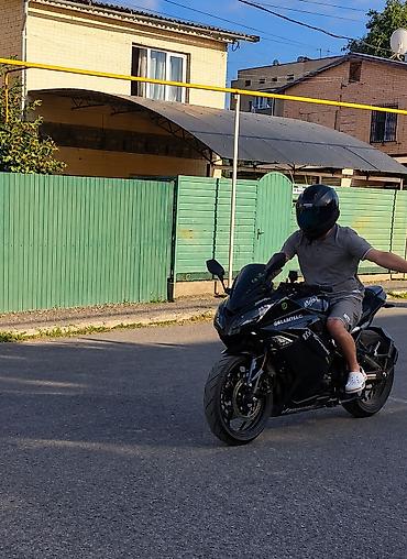 выхлоп акрапович: Спортбайк Kawasaki, 300 куб. см, Бензин, Взрослый, Б/у — 3