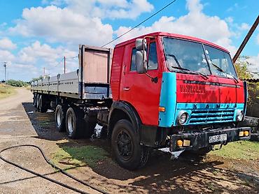 niva mostu satilir: KAMAZ dartqı maşını və uzun bortlu yarımqoşqu - Marka/model: KAMAZ — 5