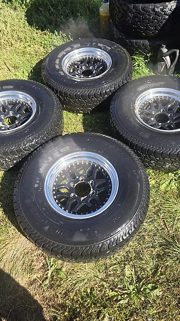 Унаа: Дөңгөлөктөр монтажда 285 / 75 / R 16, All-season, Колдонулган, Комплект, Жол тандабастар (АТ/МТ), Куйма — 1
