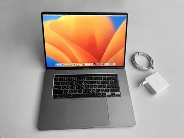 macbook pro 16 2019: Ноутбук, Apple, 16 ГБ ОЗУ, Intel Core i7, 16 ", Для работы, учебы, память SSD