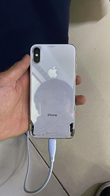Мобильные телефоны и аксессуары: IPhone X, Б/у, 256 ГБ, Серебристый, Кабель, 100 % — 3