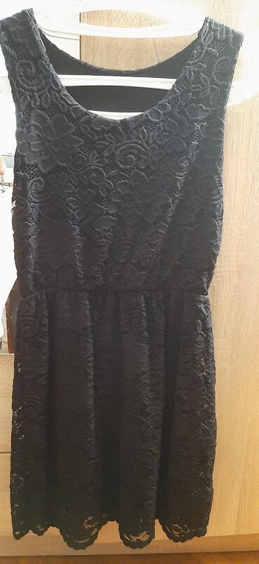 crna cipkasta haljina i cipele: M (EU 38), bоја - Crna, Koktel, klub