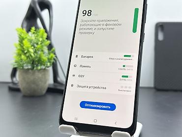 Samsung: Samsung Galaxy A50, Б/у, 64 ГБ, цвет - Синий, 2 SIM — 4