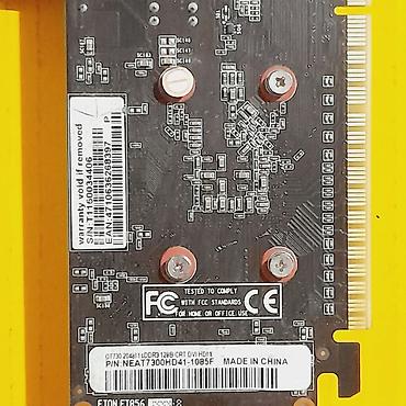 Комплектующие для ПК: Видеокарта для ПК, Б/у, Palit, GeForce GT, 2 ГБ — 6