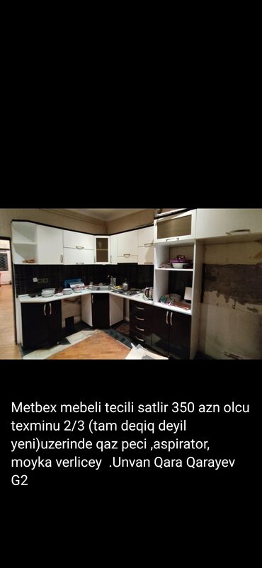 kuxna mebilleri: Metbex mebeli