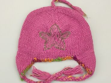czapka różowa zimowa: Czapka, stan - Bardzo dobry