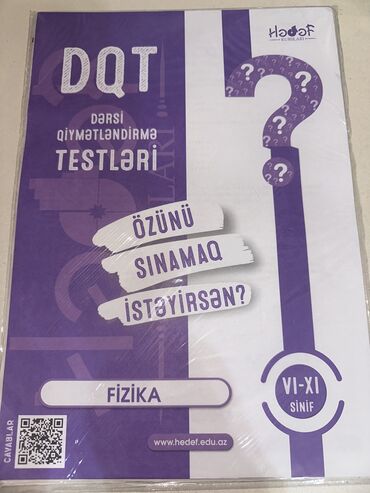 Kitablar, jurnallar, CD, DVD: Hədəf-dərsi qiymətləndirmə testləri(6-11-ci sinif) fizika