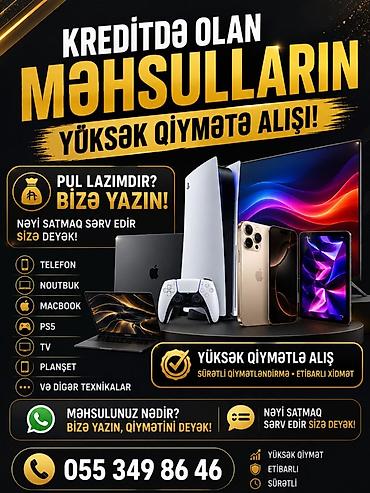 Apple MacBook: Kreditdə olan məhsulların yüksək qiymətlə alışı – sürətli — 1