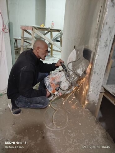 Beton işləri: Beton kəsmə beton deşmə xidməti Karot - HILTI DD 200 / 350 ilə 25 ° — 3