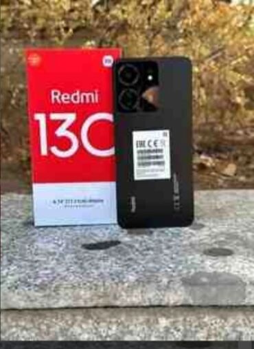 Redmi: Redmi 13C, 128 GB, rəng - Qara, Barmaq izi