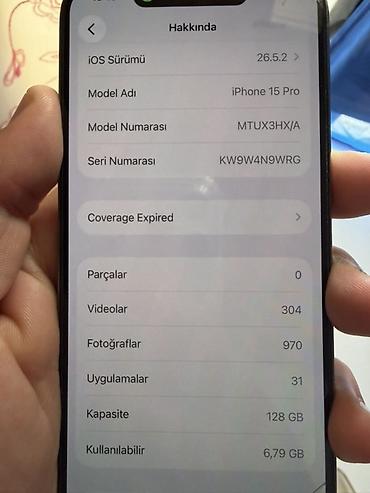 iphone 5 s qiymeti: IPhone 15 Pro, 128 GB, Natural Titanium, Face ID — 4
