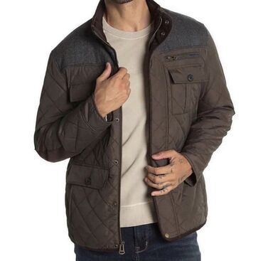 куртки длинные мужские: Куртка S (EU 36), M (EU 38), L (EU 40), түсү - Күрөң