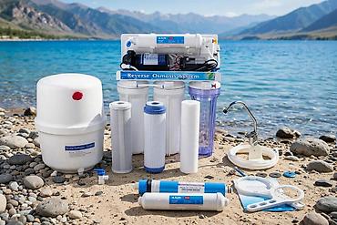 Система очистки воды с обратным осмосом (домашний комплект под мойку)