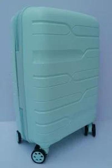 Putni koferi i torbe: Tvrdi kofer na točkiće – mint zelena boja - Materijal: lagana tvrda — 21