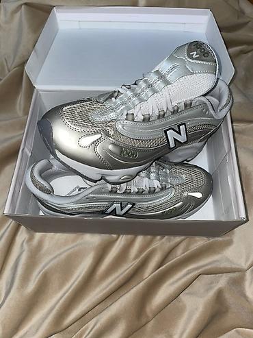 рант: Мужские кроссовки, 42, New Balance, Новый, цвет - Серебристый, Самовывоз — 1