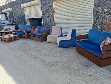 Bağ divan və kreslo dəstləri: Yeni, Taxta — 1
