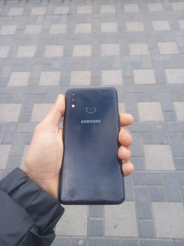 Samsung: Samsung Galaxy A10s, 32 GB, rəng - Qara, Düyməli, Barmaq izi, Face ID